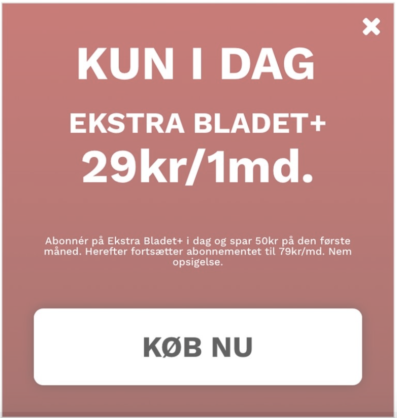 How Ekstra Bladet increases subscriber acquisition without interfering with ad revenue or compromising on page views