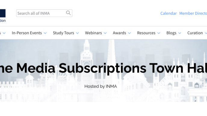 INMA Townhall takeaways