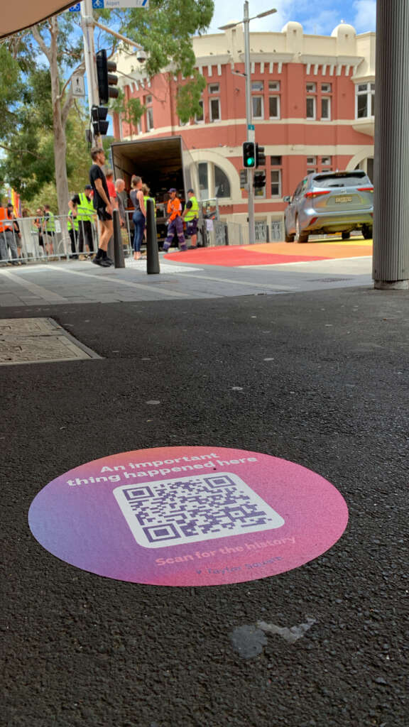 QR codes at events by ABC