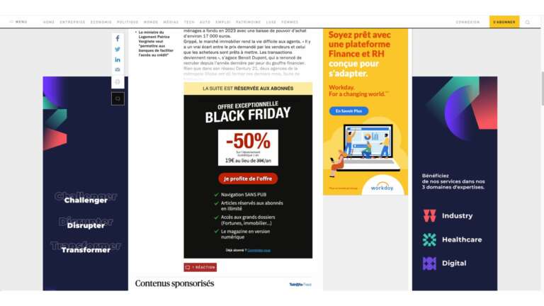 Challenges Black Friday paywall