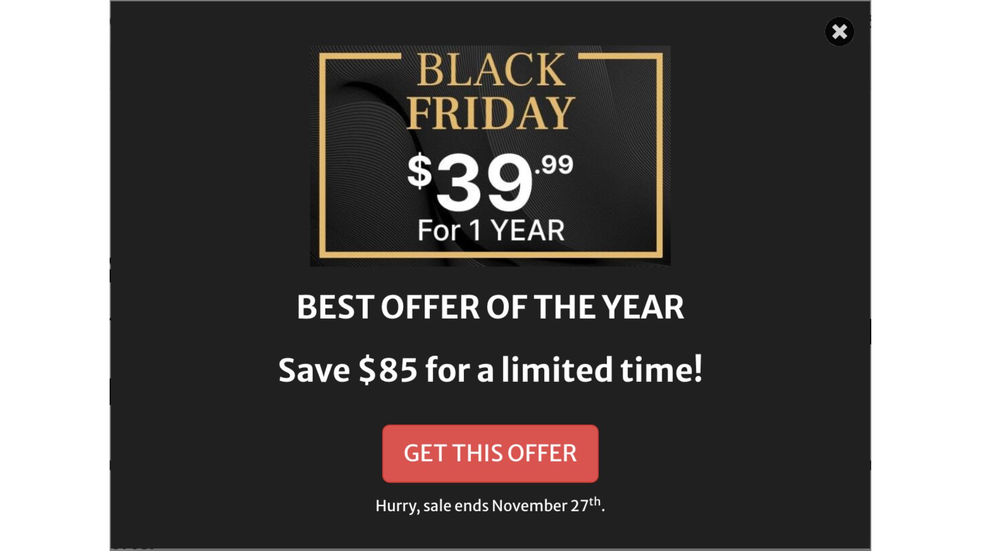 The Toronto Star Black Friday paywall