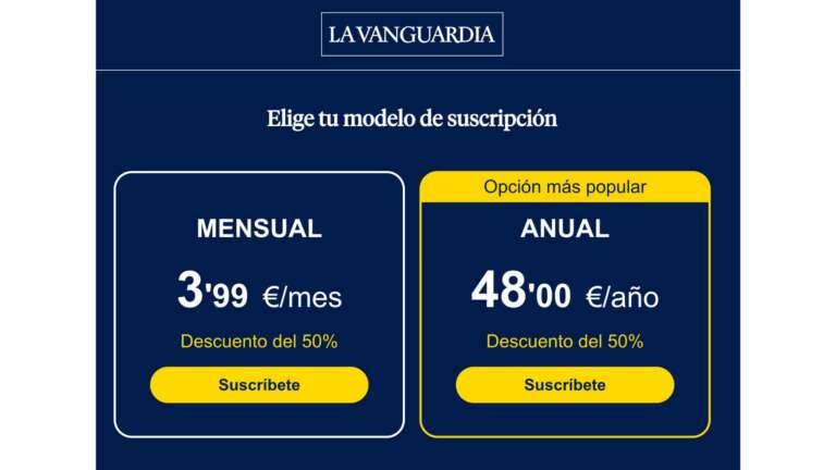 La Vanguardia subscription