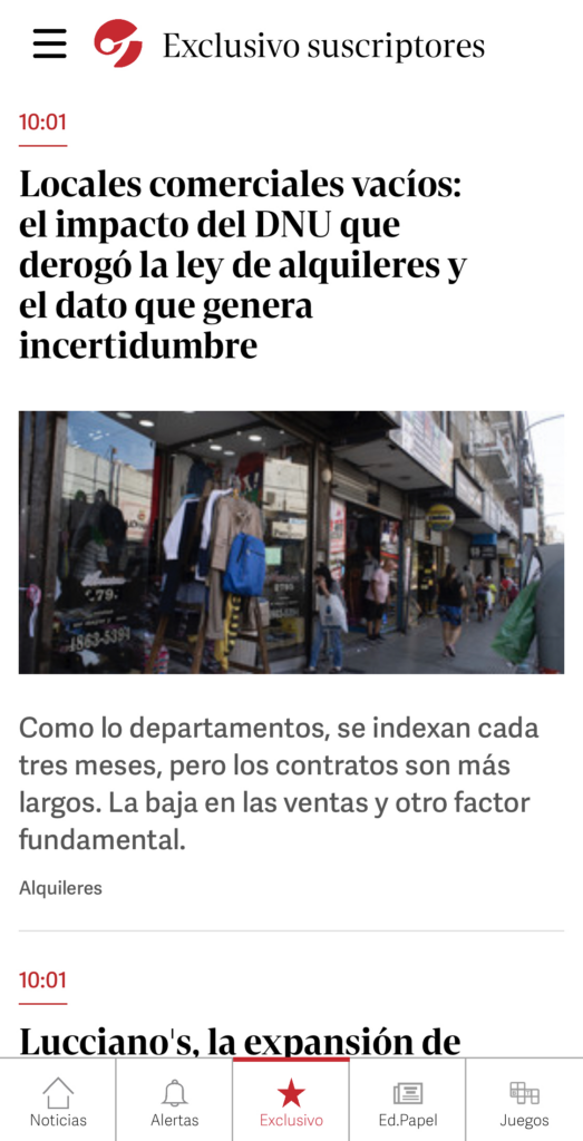 The articles that convert users to subscribers at Argentina's Clarín