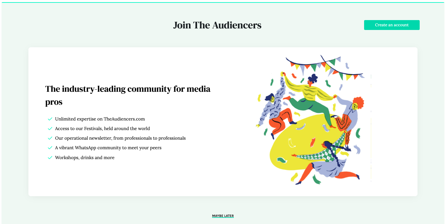 Join The Audiencers