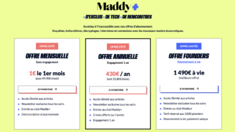 maddyness subscription