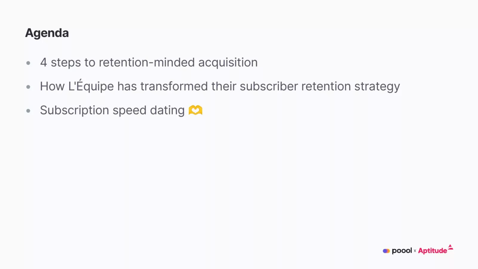 Retention-minded acquisition-page