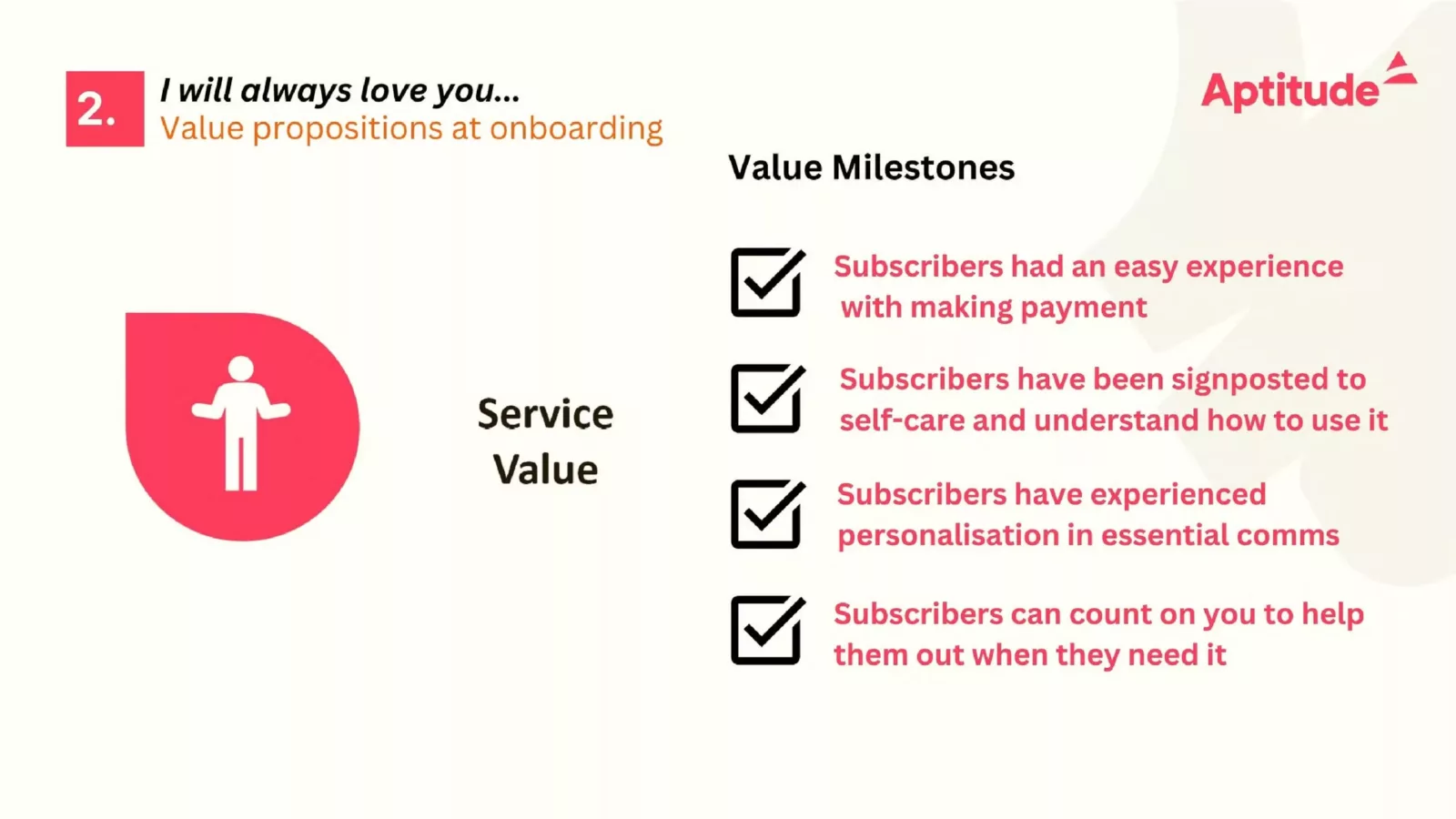 Onboarding for retention