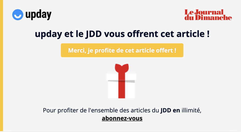 Le Journal du Dimanche dynamic paywall with Poool