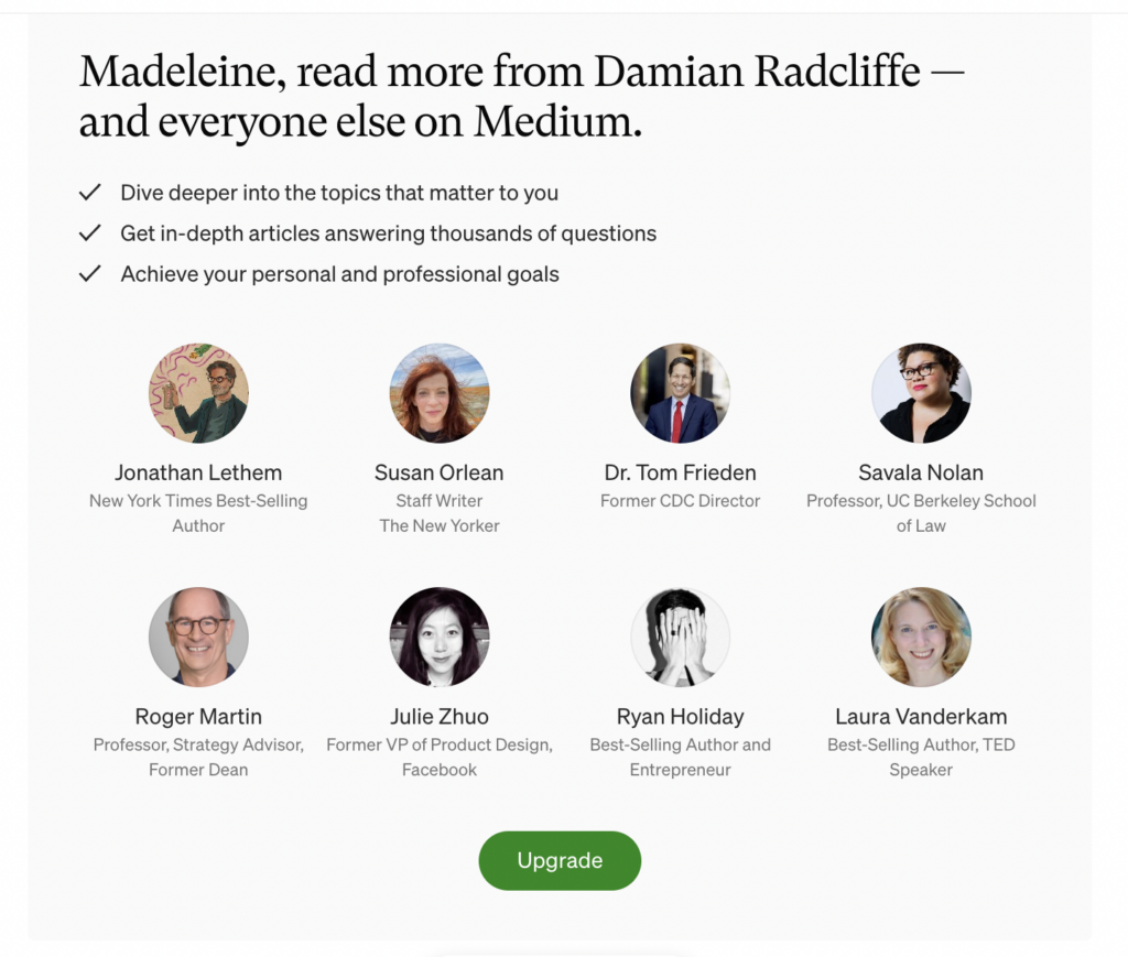 Medium dynamic paywall