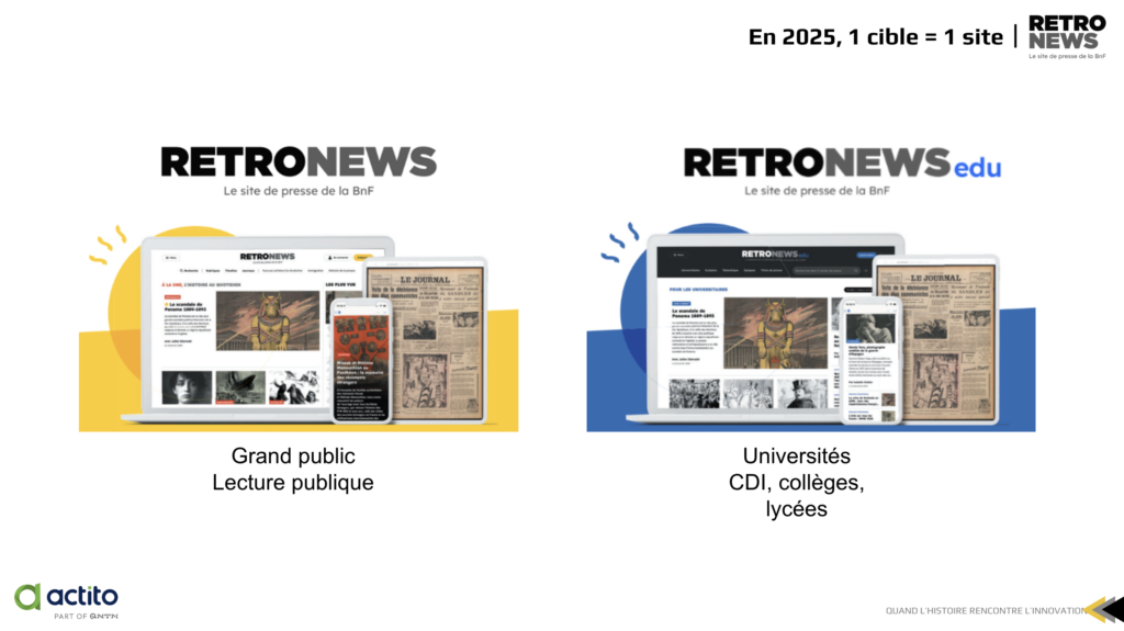 Retronews edition for students