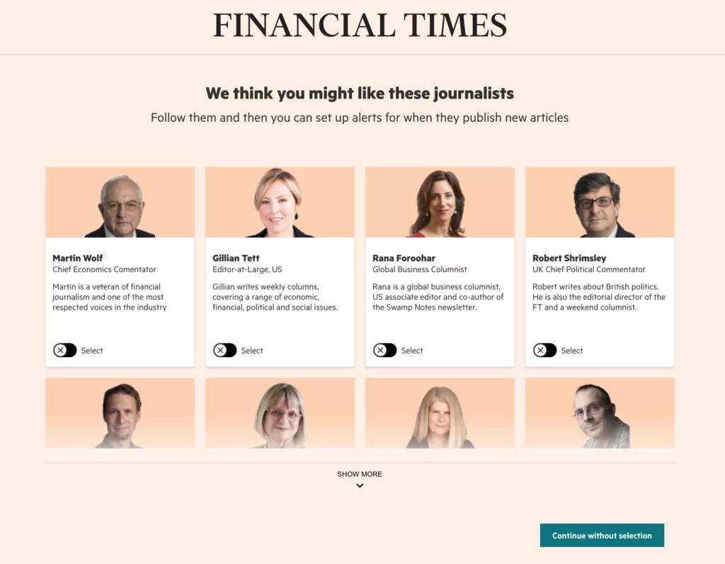 The importance of human touch in journalism Financial Times