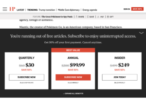 Foreign Policy dynamic paywall