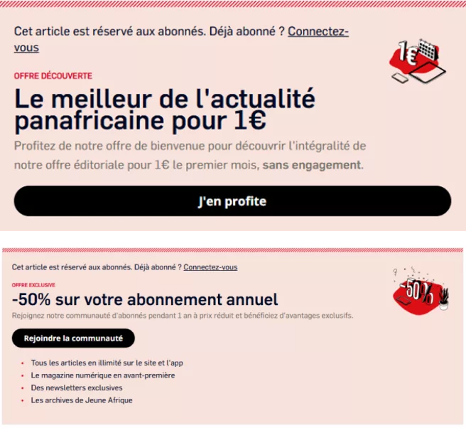 Jeune Afrique's dynamic paywall model with Poool