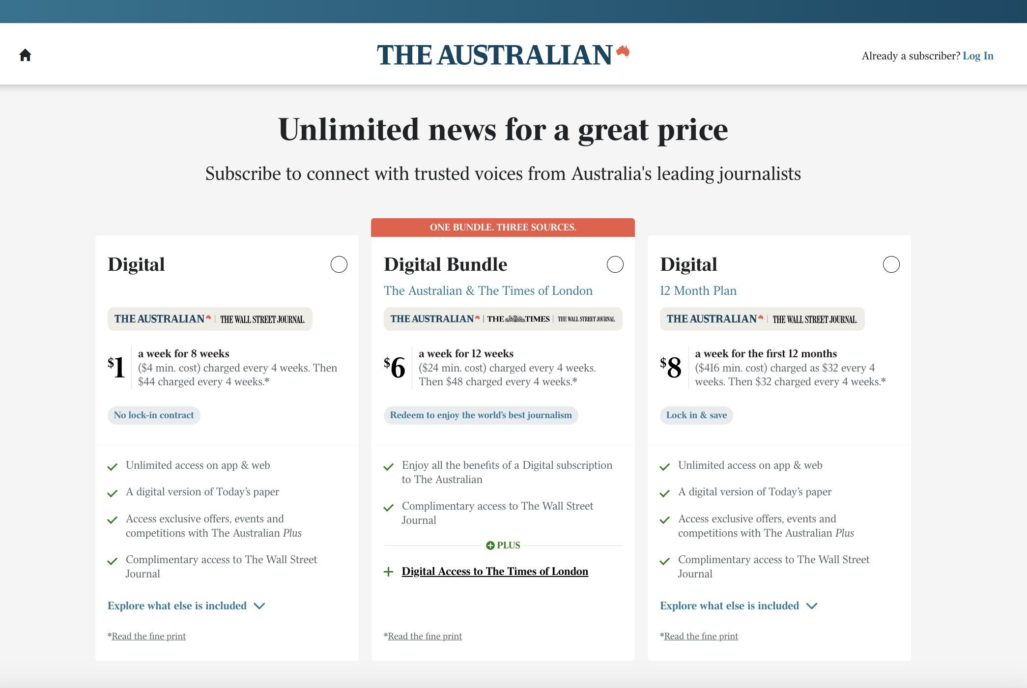 The Australian paywall