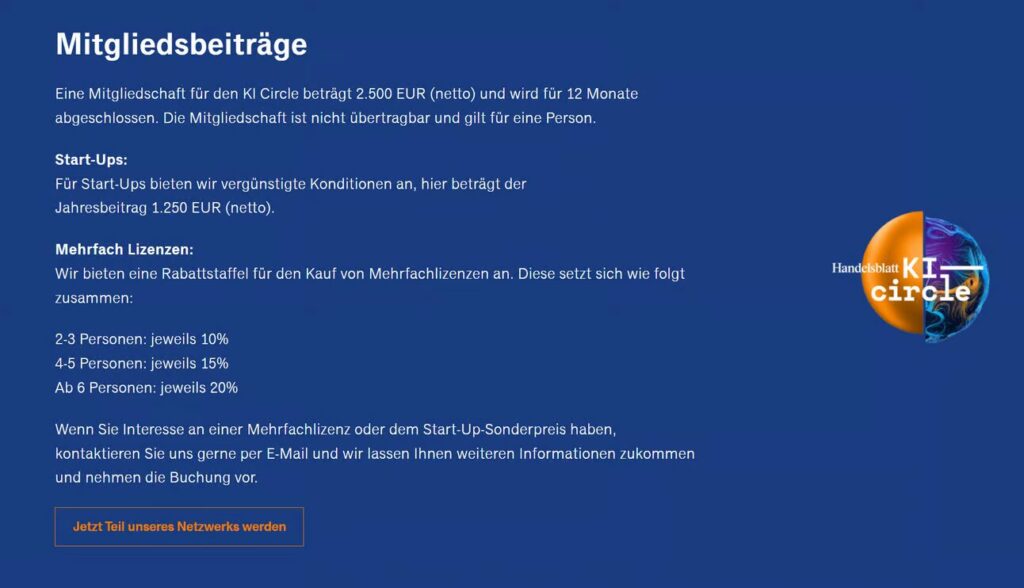 Handelsblatt circles
