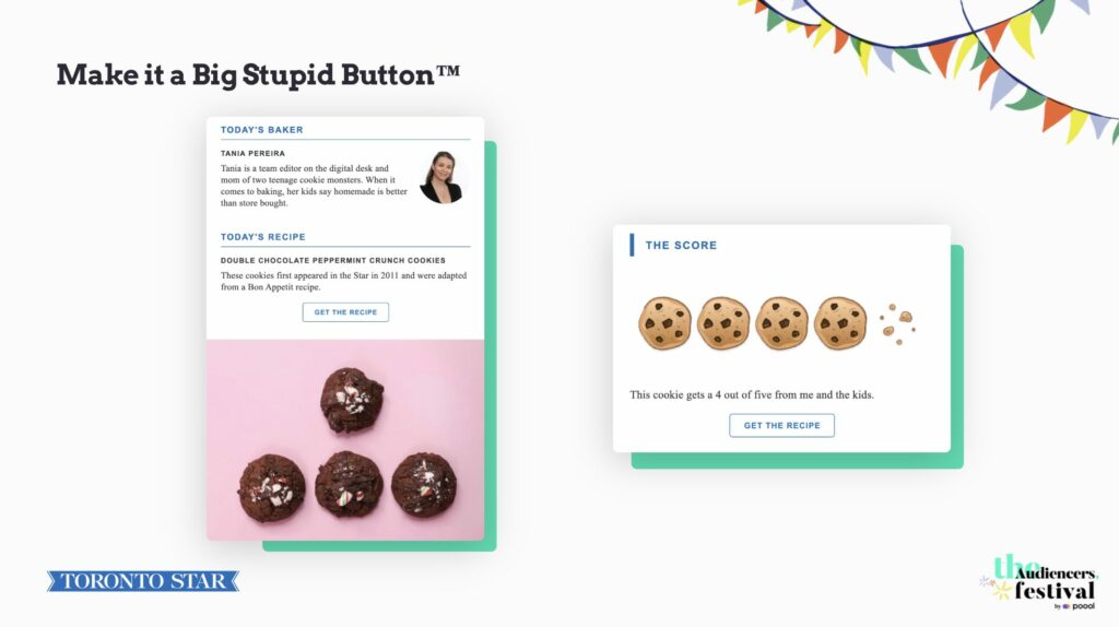 Call to action buttons in Newsletters at Toronto Star