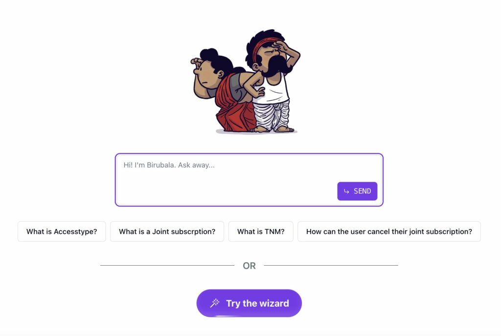 Ask Biubala, Newslaudry's internal AI tool