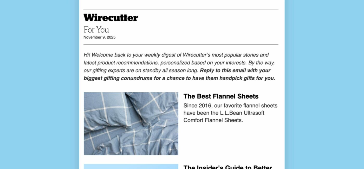 Wirecutter for you