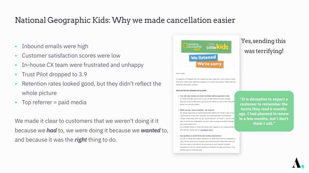 National Geographic kids easy cancellation strategy