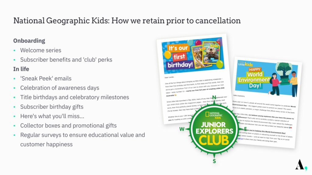 National Geographic kids how to retain prior to cancellation