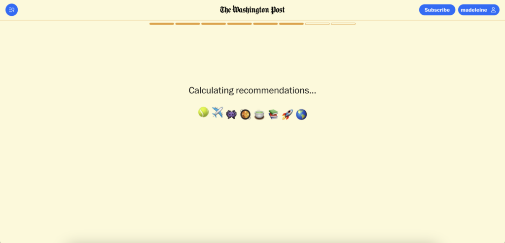The Washington Post newsletter quiz