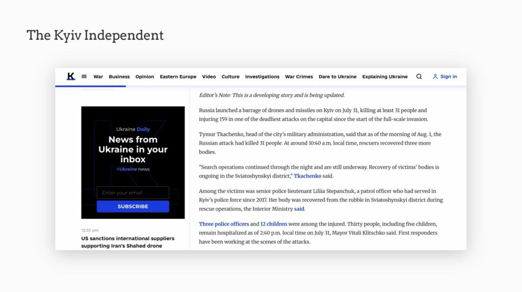 The Kyiv Independent