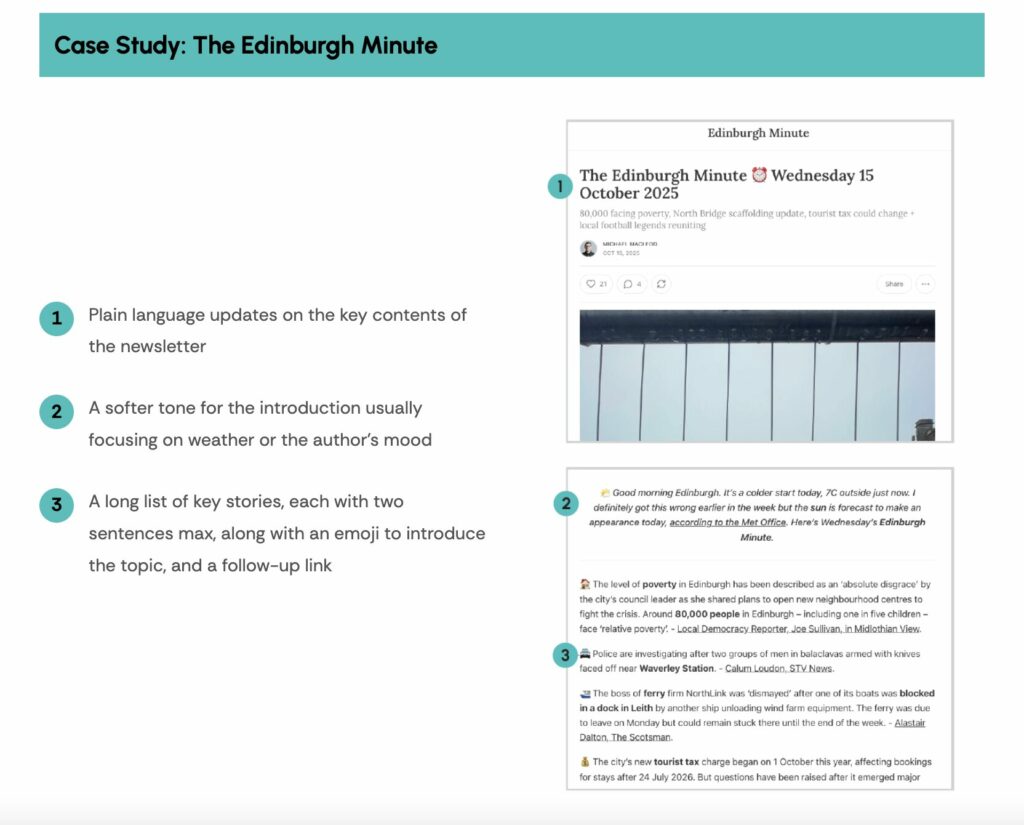The Edinburgh Minute