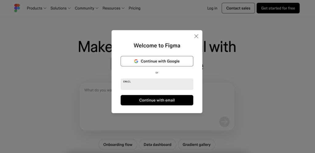 Figma onboarding