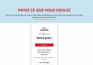 Pay what you can Les Coops de L'information