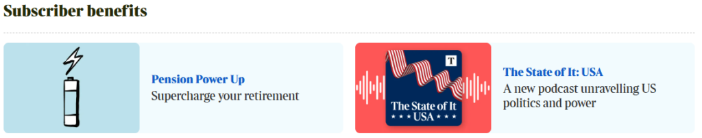 The Times Pension Power Up and State of It USA