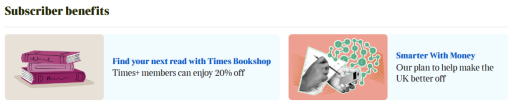 The Times Times Bookshop and Smarter with Money