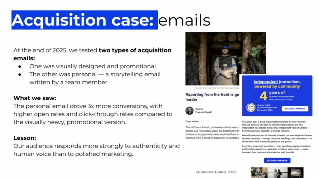 Email strategy for acquisition 