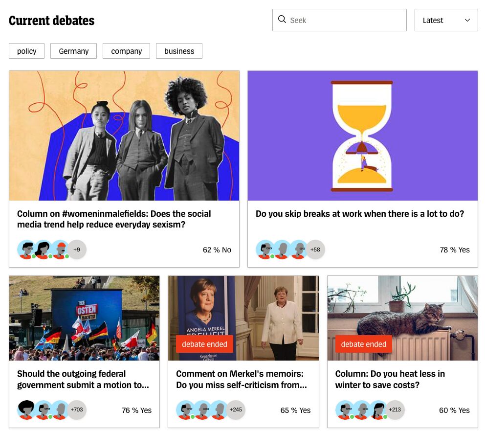 Der Spiegel debating