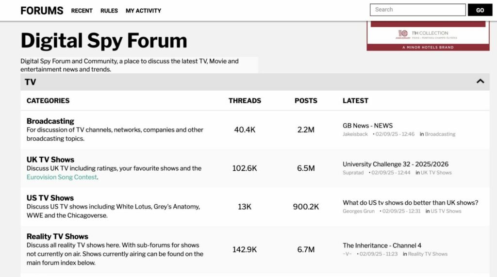 Digital Spy Forum