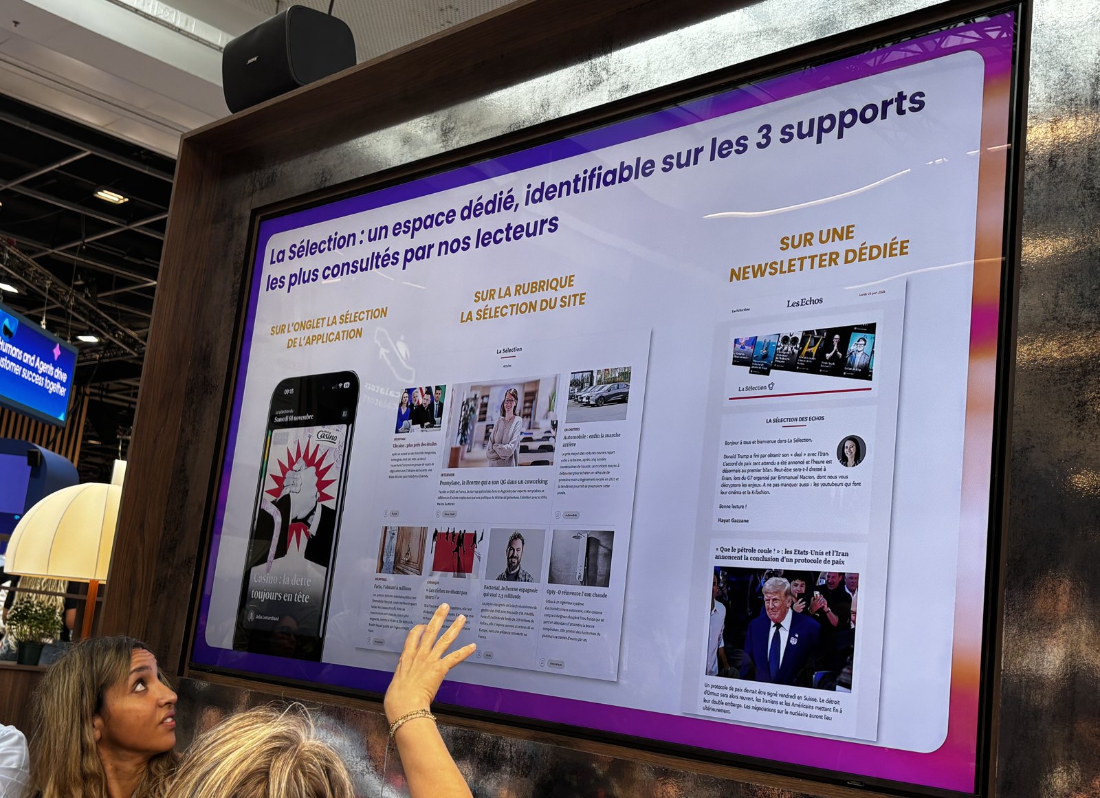 La Sélection sur trois supports