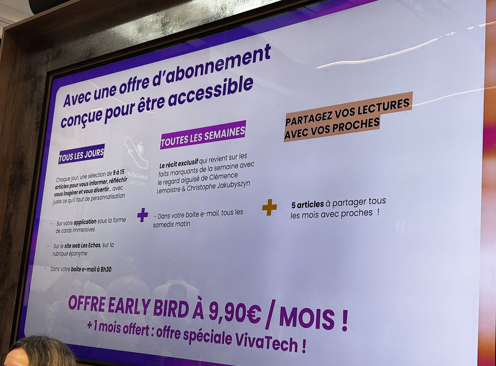 Offre early bird à 9,90 euros par mois
