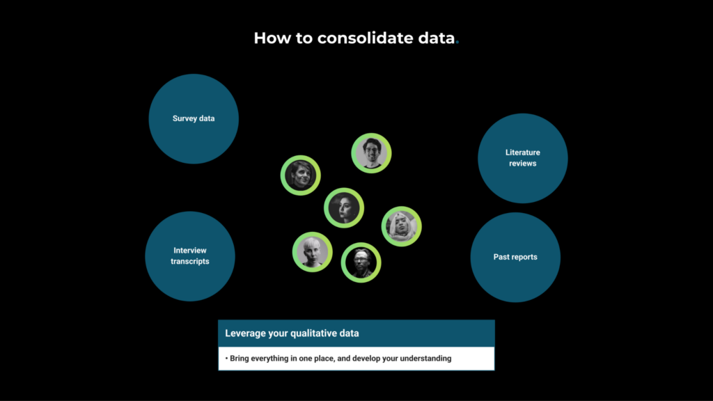 How to consolidate data