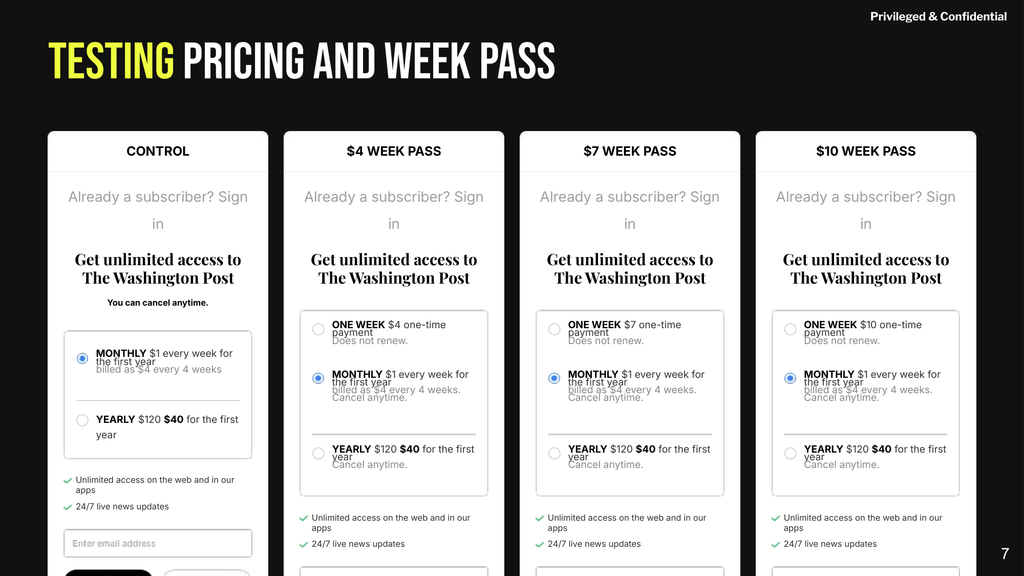 The Washington Post flexible access
