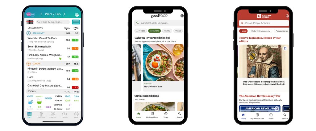 Immediate brands on app