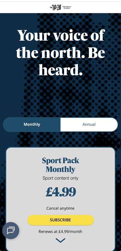 Sport pack monthly DC Thomson